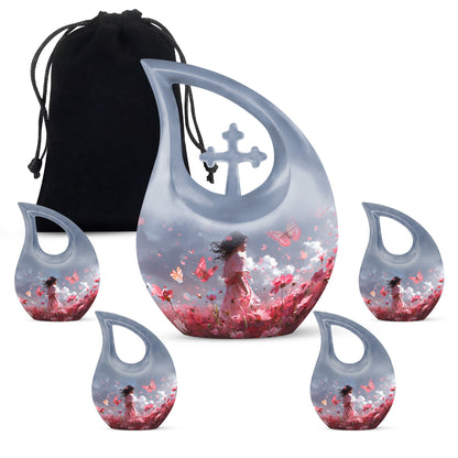 Pink Butterfly Urns For Ashes - Urn For Ashes Adult Female