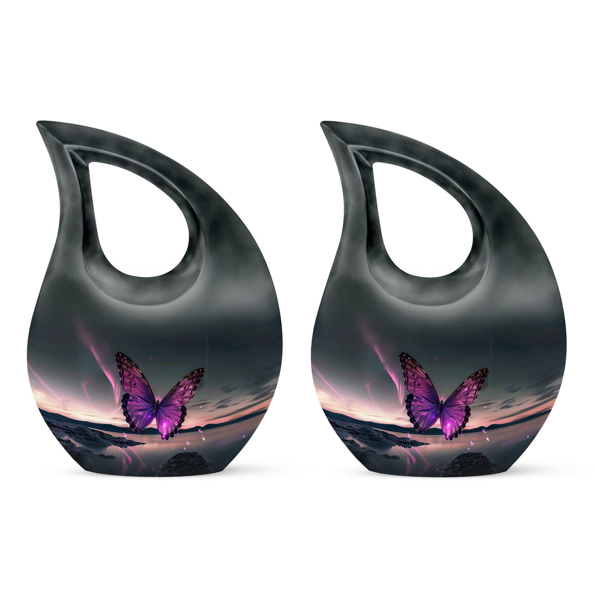 Purple Butterfly Urns For Ashes - Urns For Ashes Adult Female
