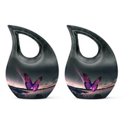 Purple Butterfly Urns For Ashes - Urns For Ashes Adult Female