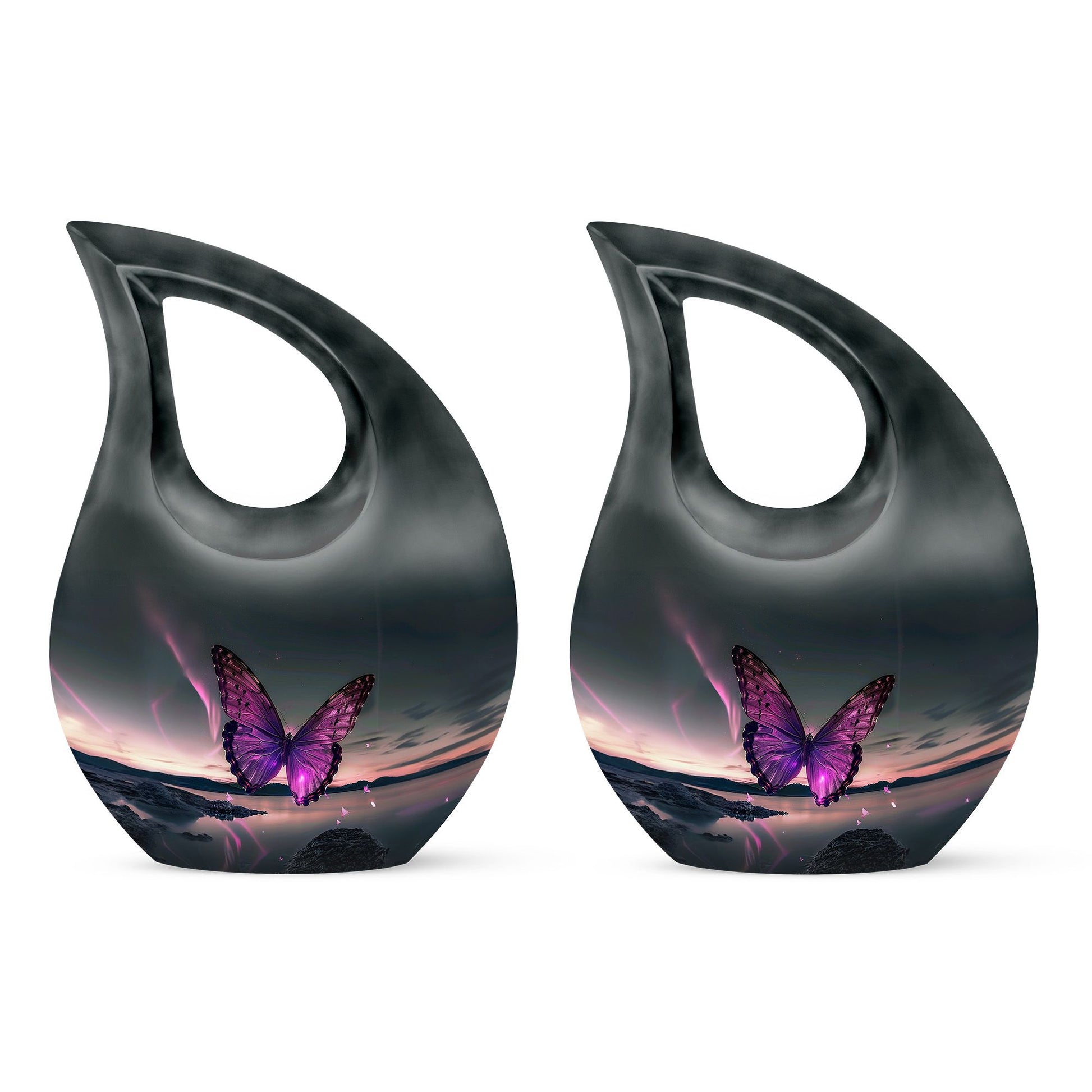 Purple Butterfly Urns For Ashes - Urns For Ashes Adult Female