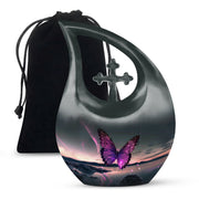Purple Butterfly Urns For Ashes - Urns For Ashes Adult Female