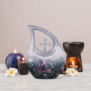 Purple Butterfly Urns For Ashes - Urn For Ashes Adult Male Small Keepsake