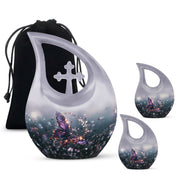 Purple Butterfly Urns For Ashes - Urn For Ashes Adult Male Small Keepsake