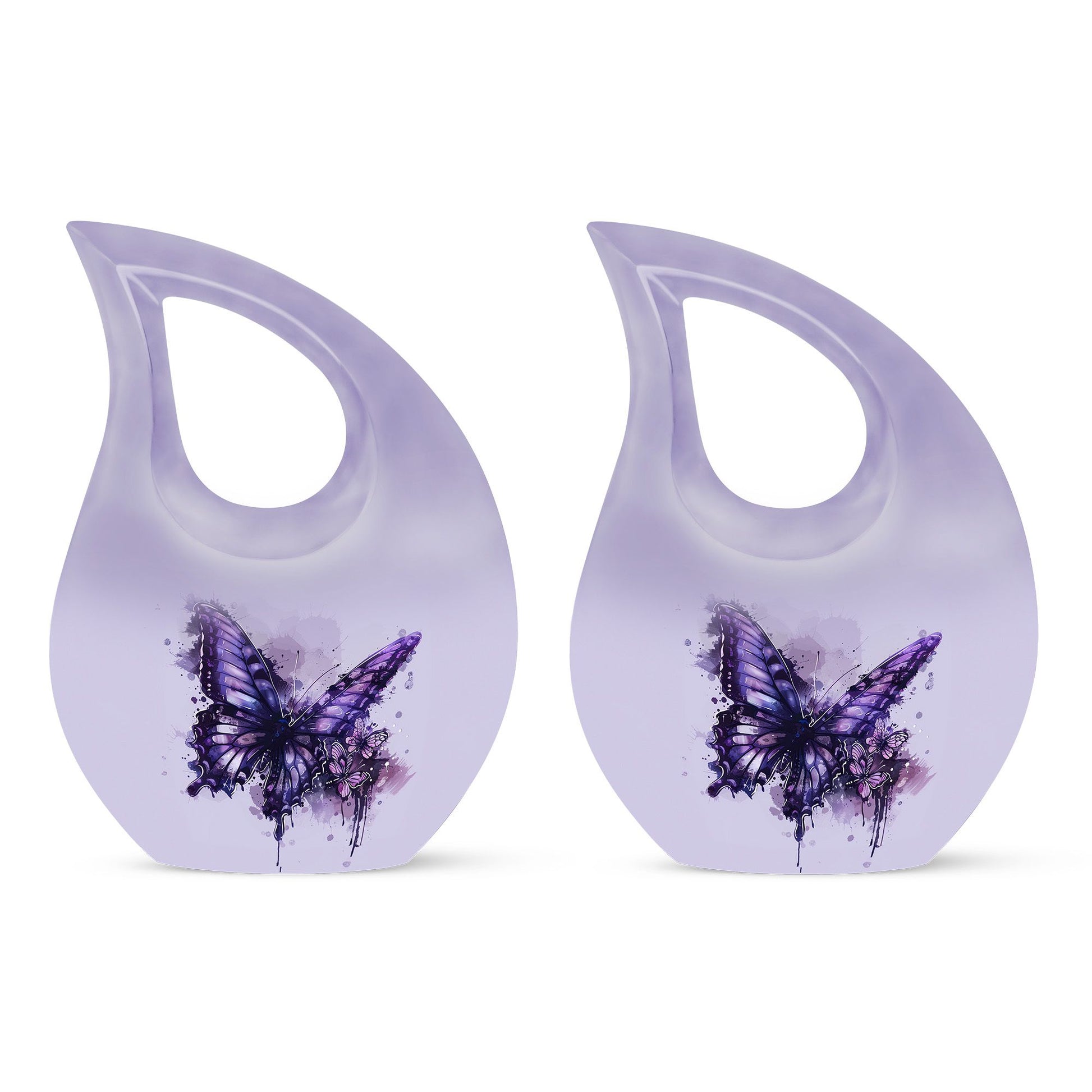 Purple Butterfly Urns For Ashes - Urns For Human Ashes Adult Male Dad