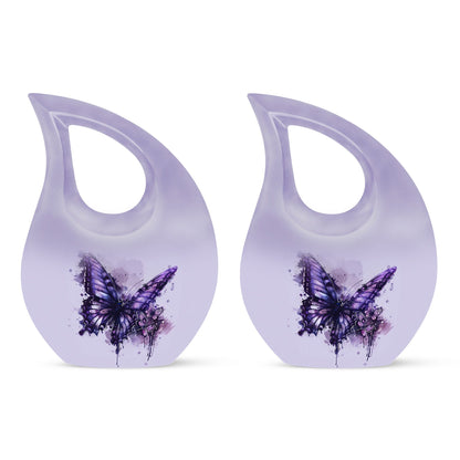 Purple Butterfly Urns For Ashes - Urns For Human Ashes Adult Male Dad