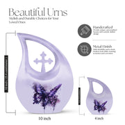 Purple Butterfly Urns For Ashes - Urns For Human Ashes Adult Male Dad