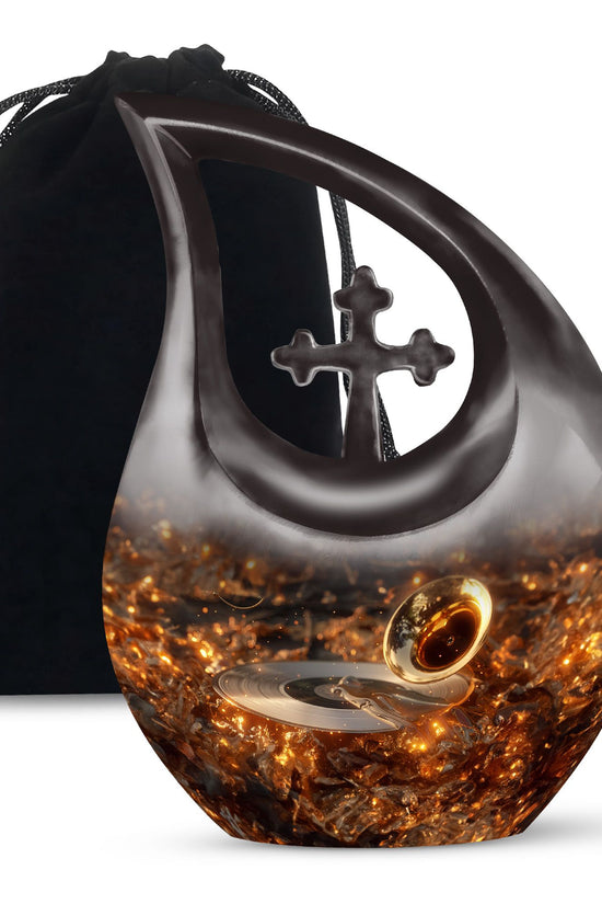 Gramophone Urns For Ashes - Small Urns For Ashes Adult Male