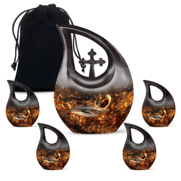 Large Urn With 4 Keepsake