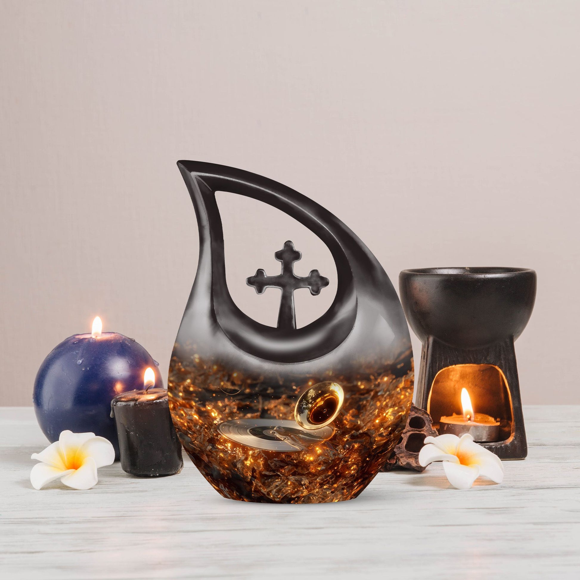 Gramophone Urns For Ashes - Small Urns For Ashes Adult Male