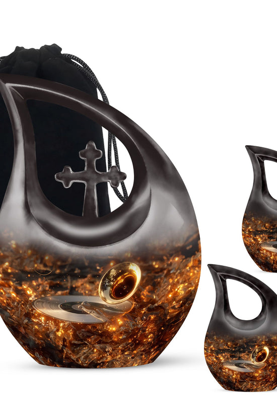 Gramophone Urns For Ashes - Small Urns For Ashes Adult Male