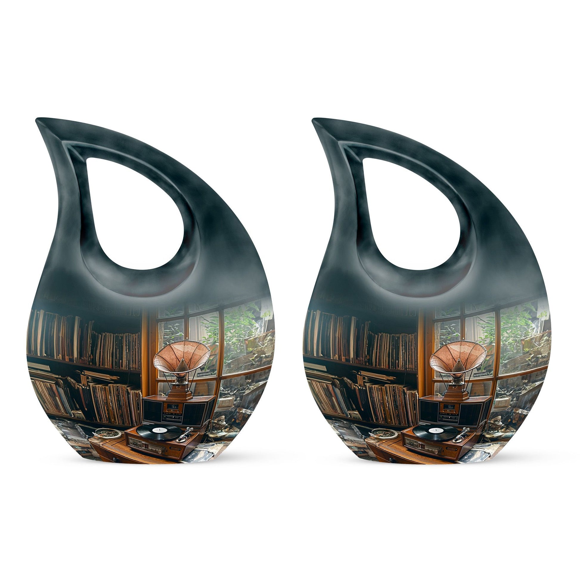 Gramophone Urns For Ashes - Small Urns For Human Ashes Adult Male