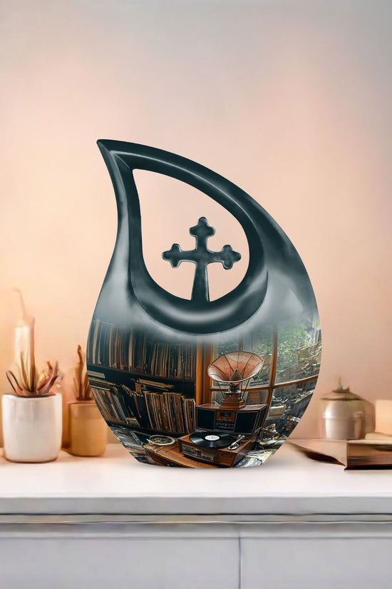 Gramophone Urns For Ashes - Small Urns For Human Ashes Adult Male
