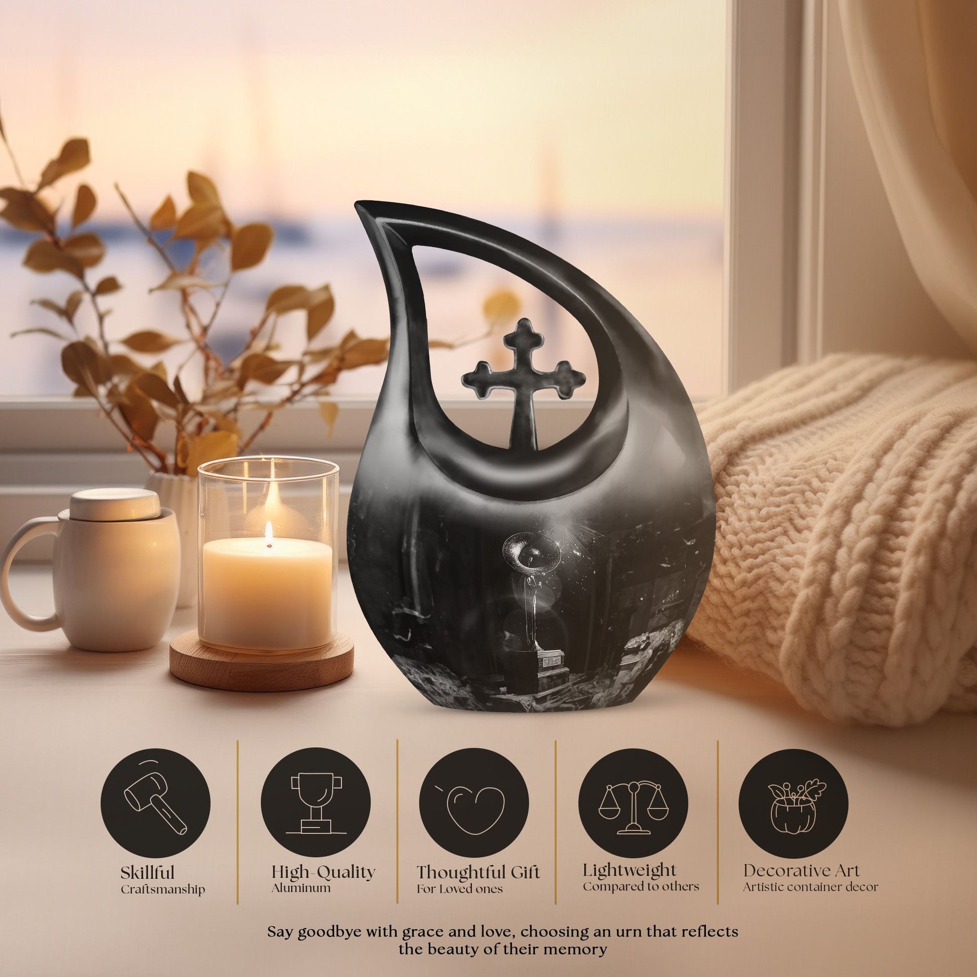 Gramophone Urns For Ashes - Urns For Adult Male
