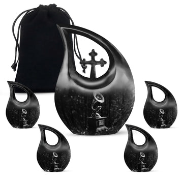 Large Urn With 4 Keepsake