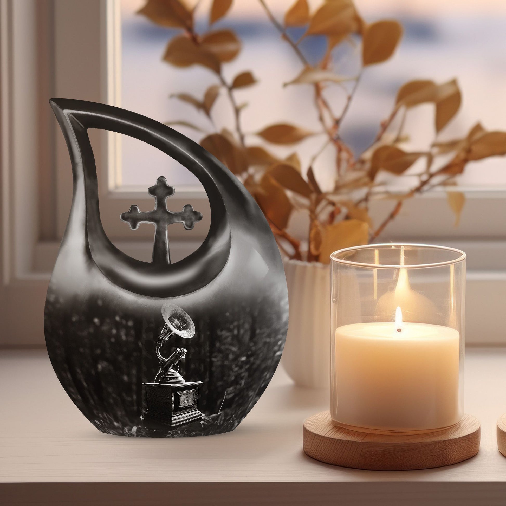 Gramophone Urns For Ashes - Cremation Urns For Human Ashes Adult Female
