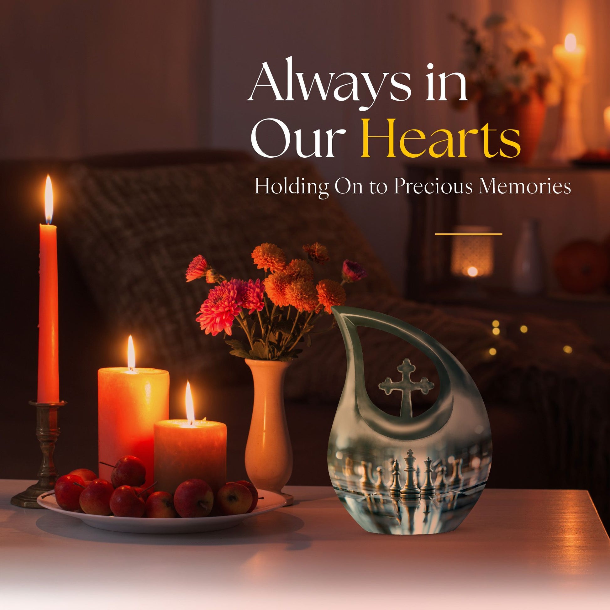Chess Urns For Ashes - Adult Female Urn