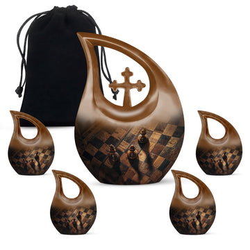 Large Urn With 4 Keepsake