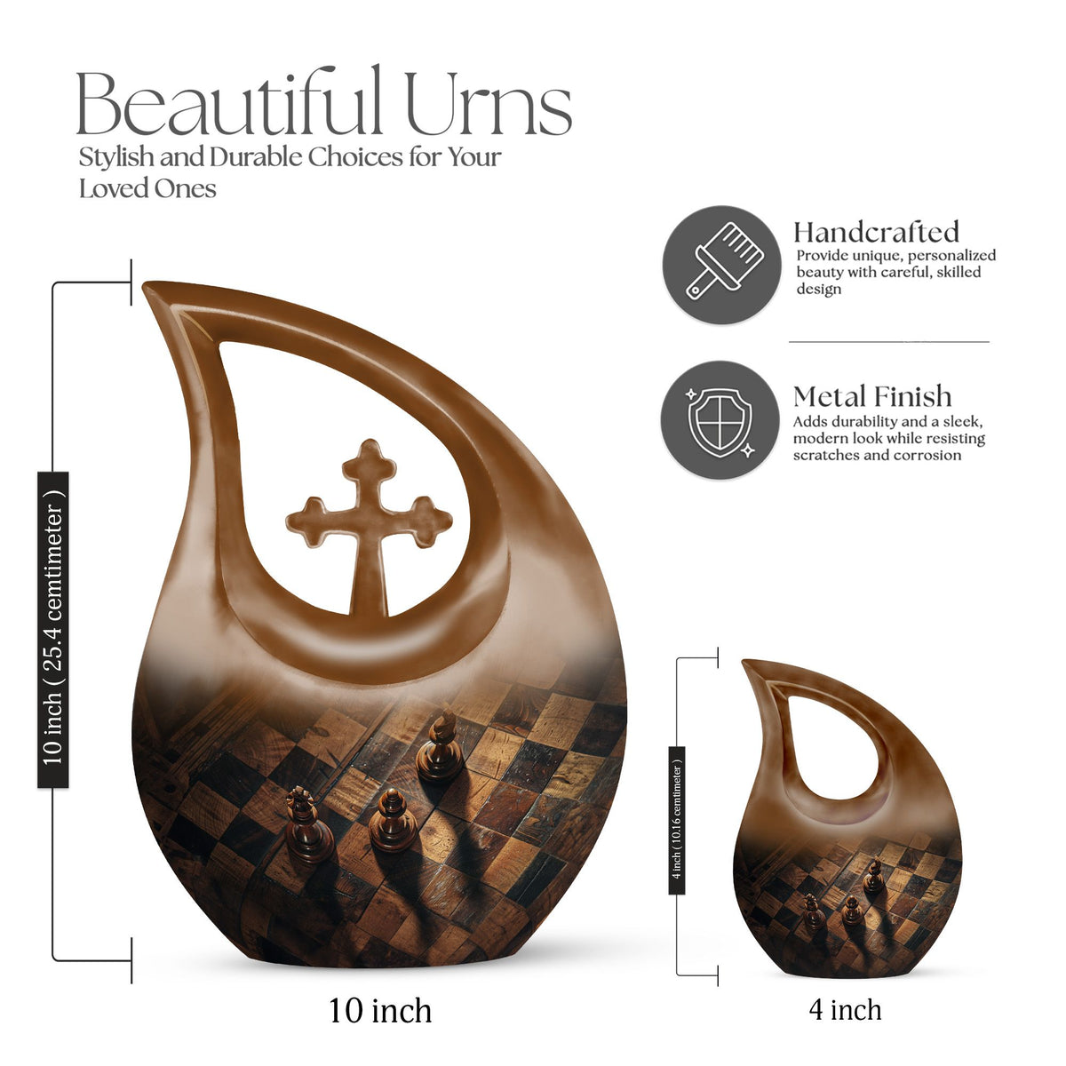 Chess Urns For Ashes - Urns Adult Male Dad