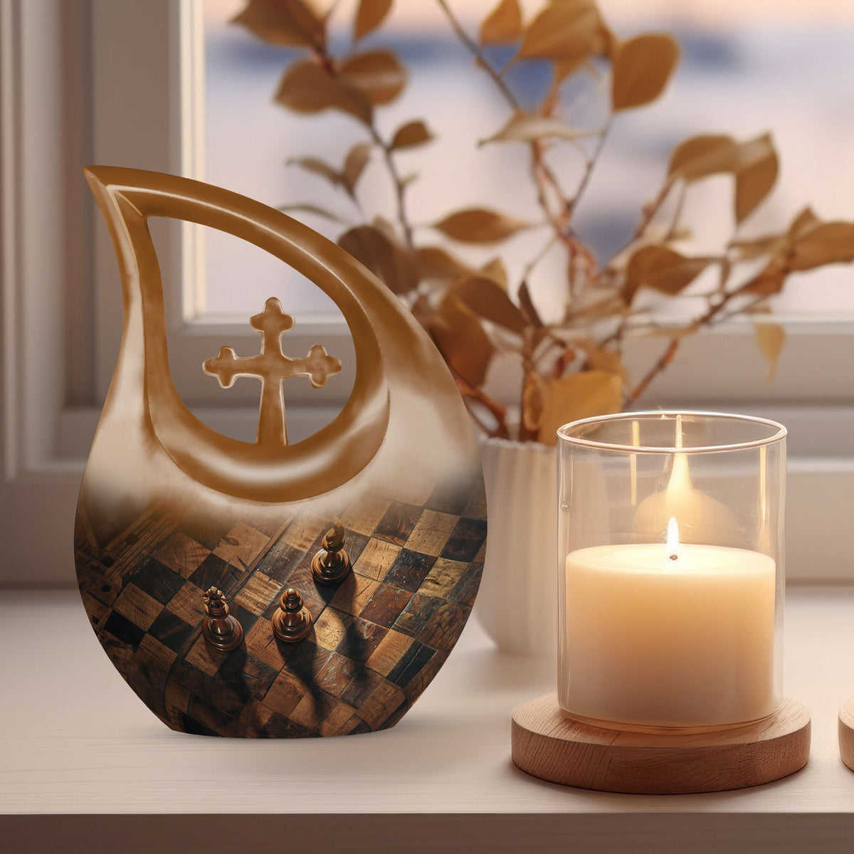 Chess Urns For Ashes - Urns Adult Male Dad