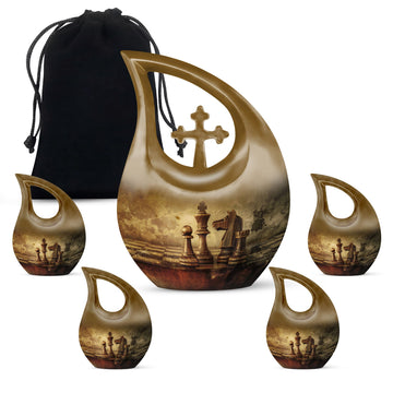 Large Urn With 4 Keepsake