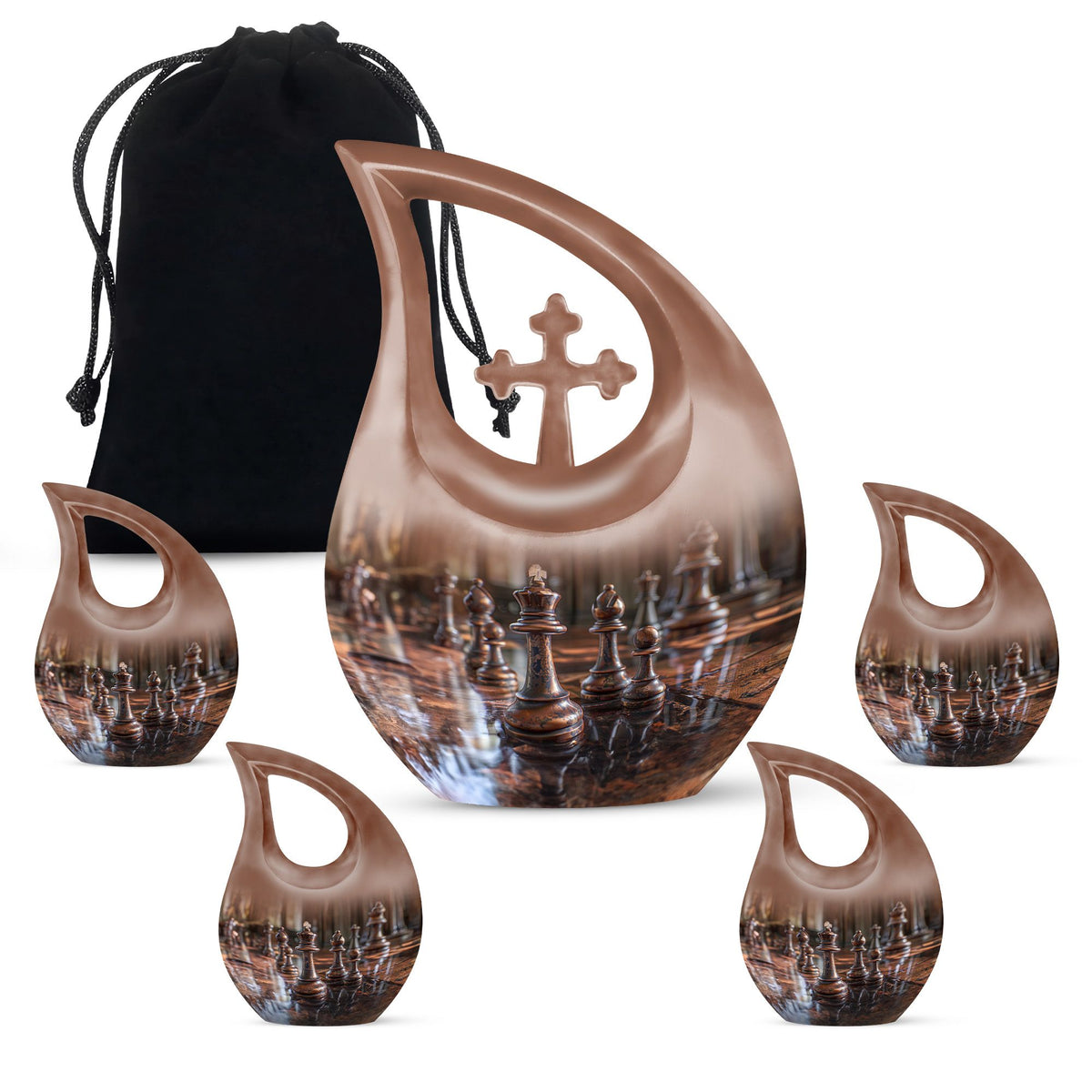 Chess Urns For Ashes - Funeral Urns For Human Ashes