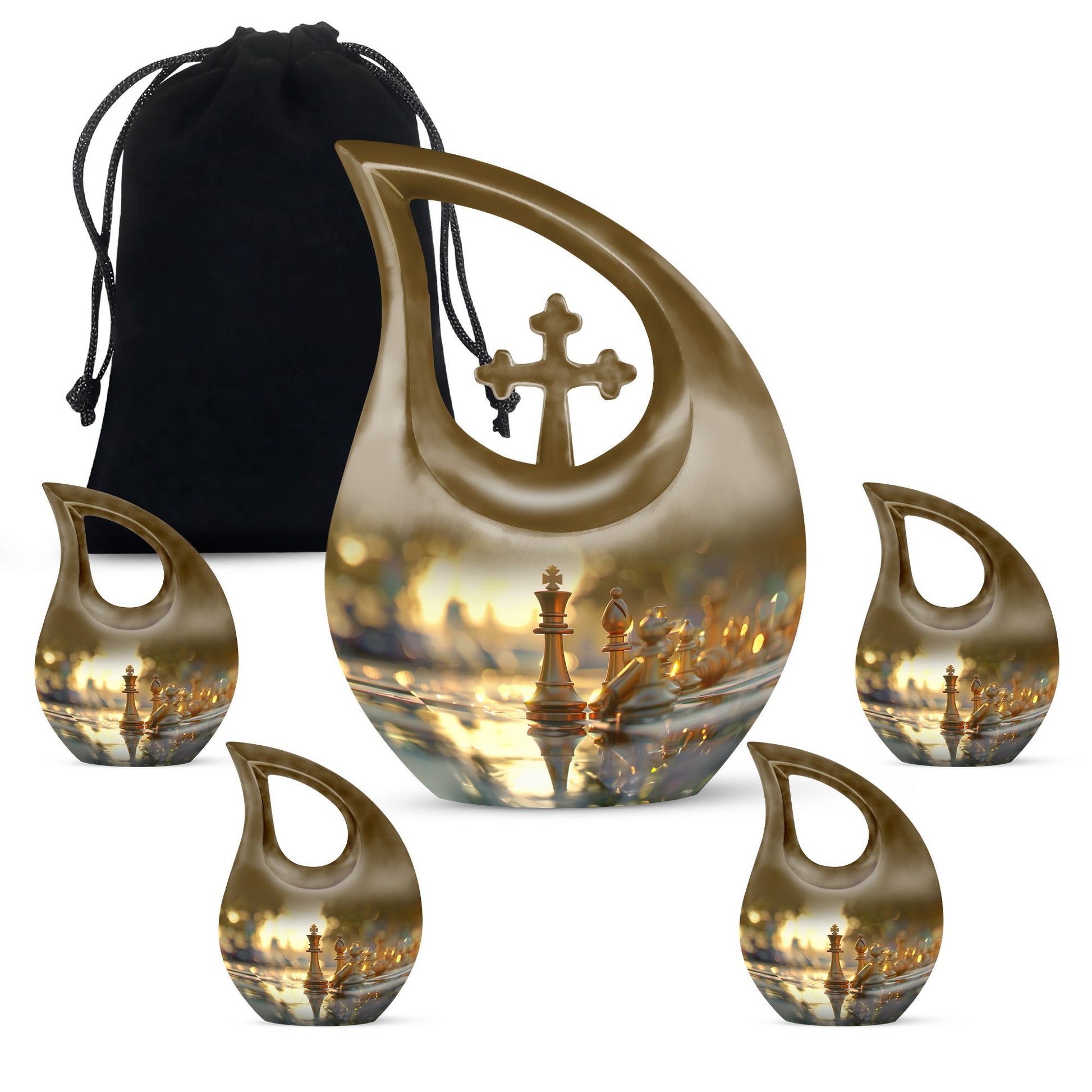 Chess Urns For Ashes - Funeral Urns For Adult Ashes Women