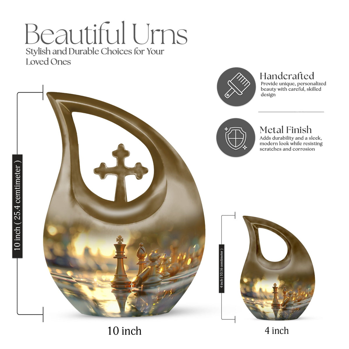 Chess Urns For Ashes - Funeral Urns For Adult Ashes Women