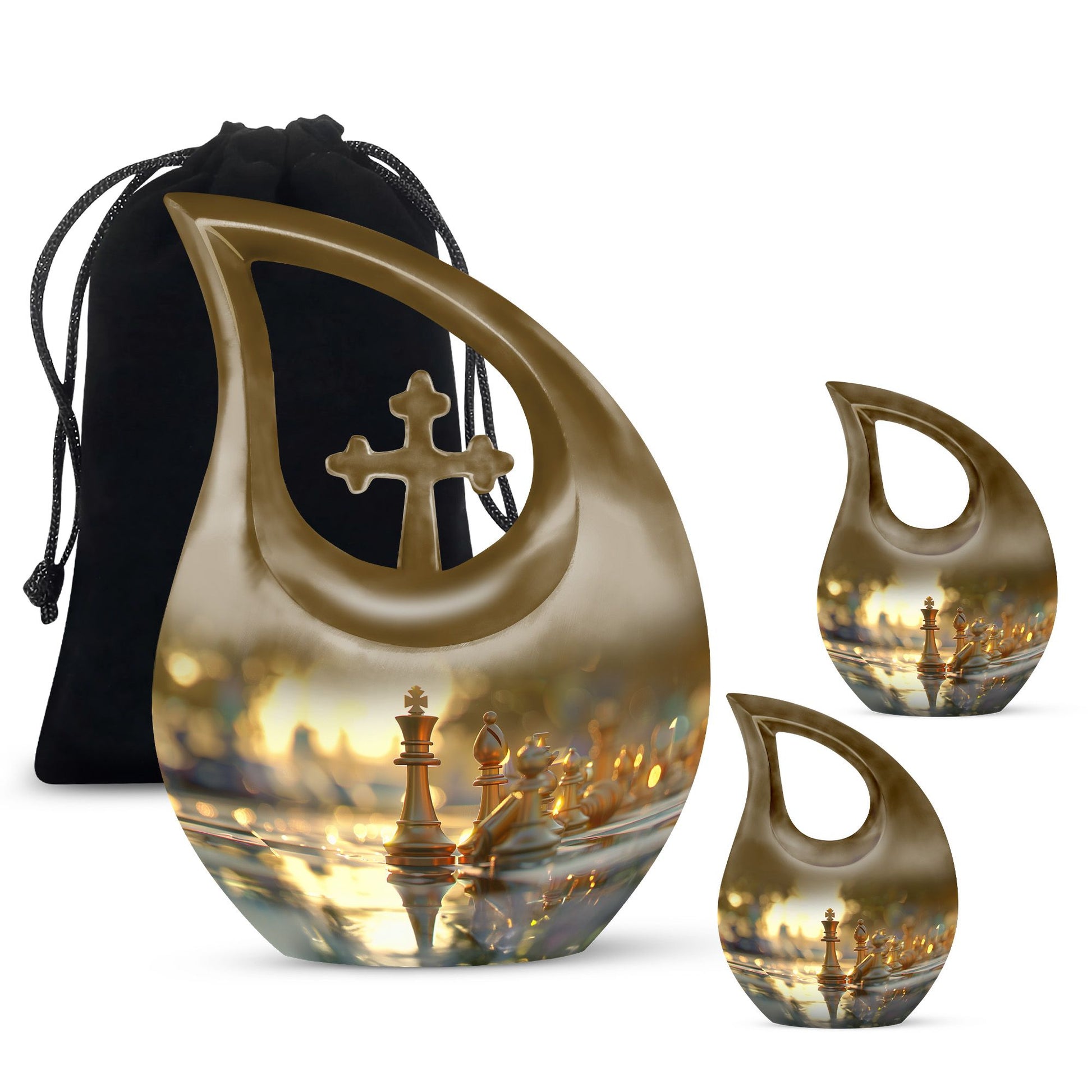 Chess Urns For Ashes - Funeral Urns For Adult Ashes Women