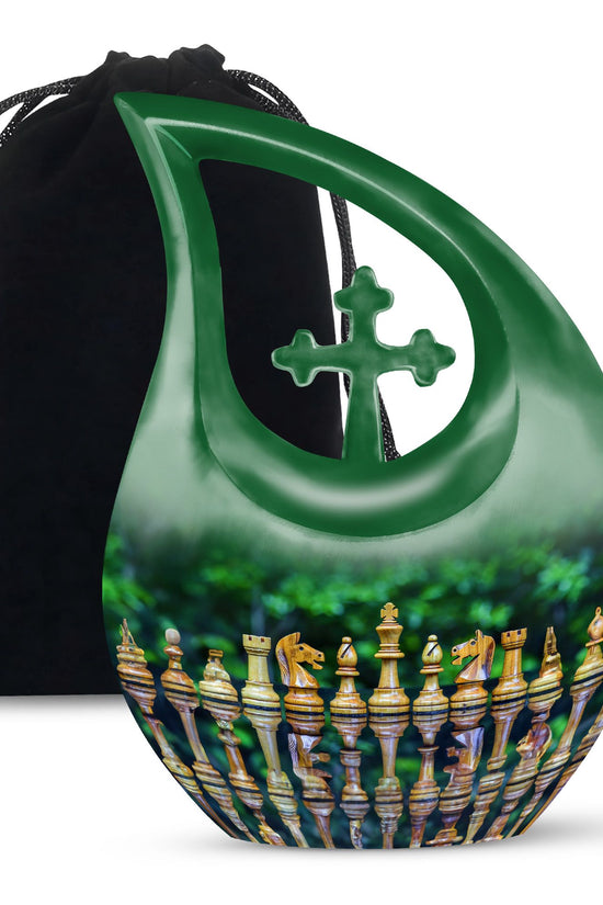 Chess Urns For Ashes - Funeral Decor Urn - Memorial Urn