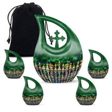Large Urn With 4 Keepsake