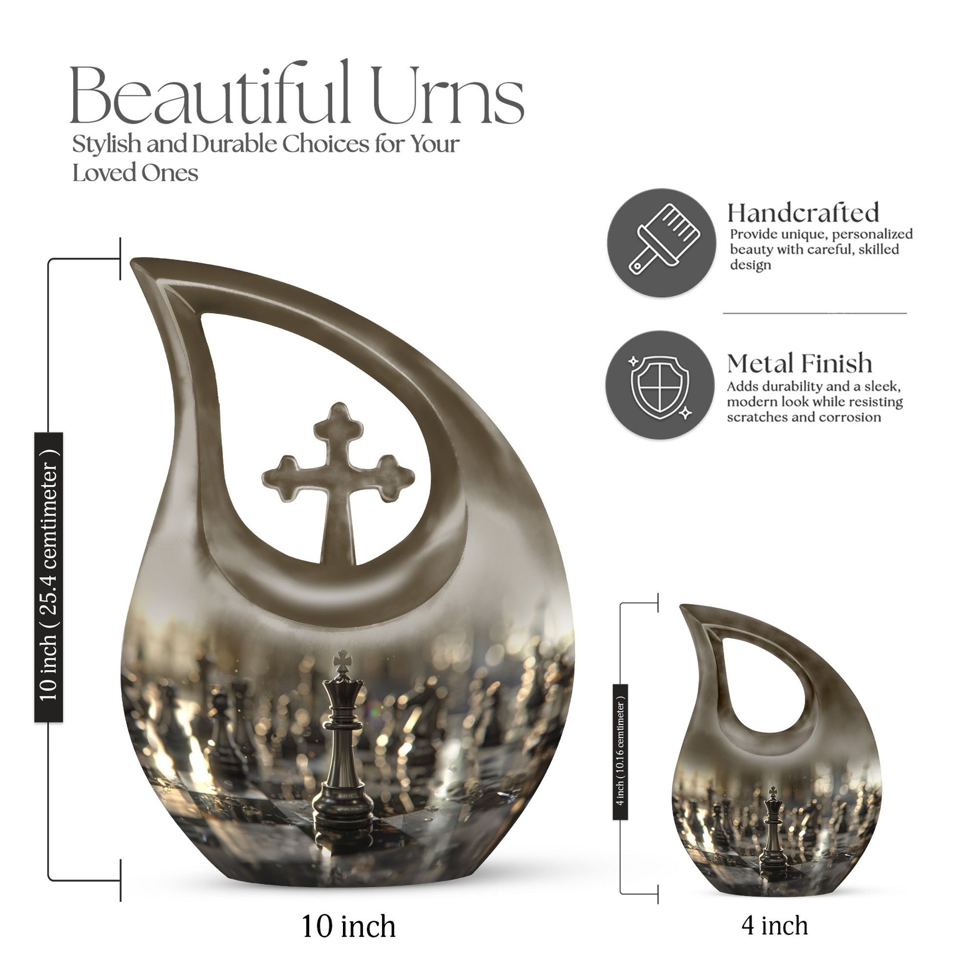 Chess Urns For Ashes - Funeral Urn - Memorial Urn