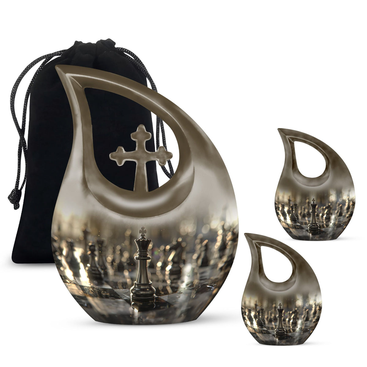 Chess Urns For Ashes - Funeral Urn - Memorial Urn