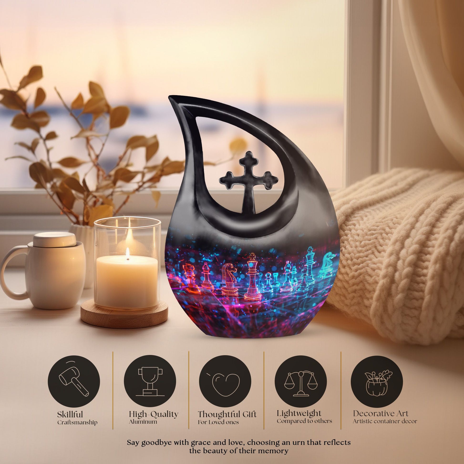 Chess Urns For Ashes - Funeral Urns For Adult Ashes