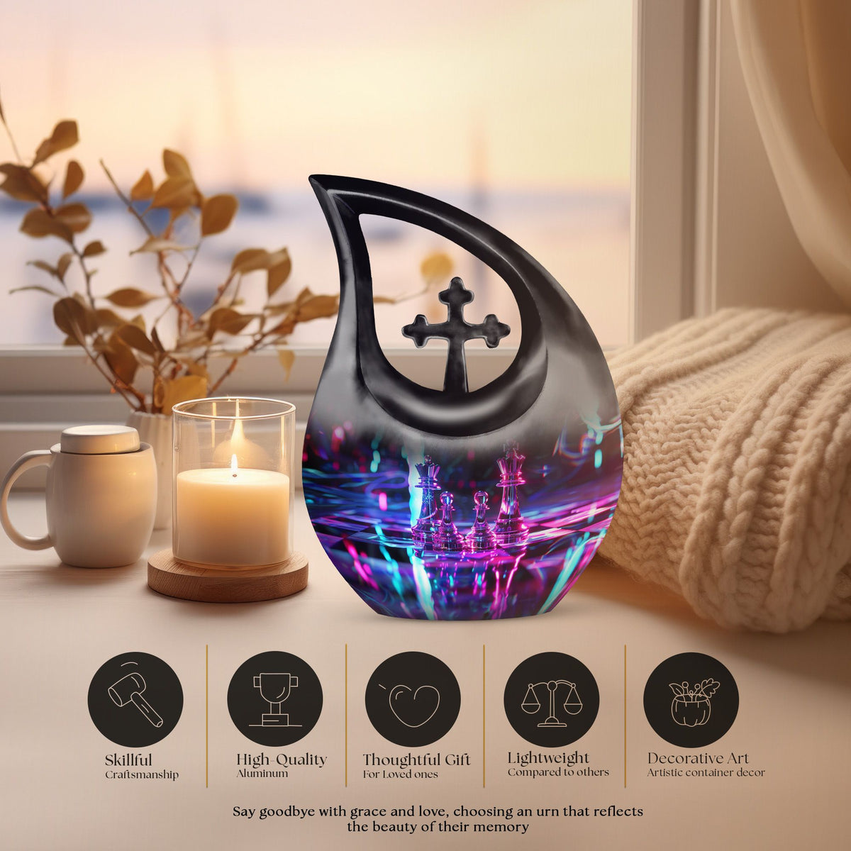 Chess Urns For Ashes - Funeral Cremation Urns For Ashes
