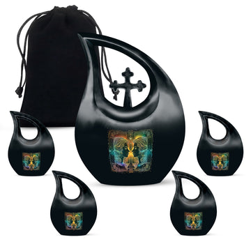 Large Urn With 4 Keepsake