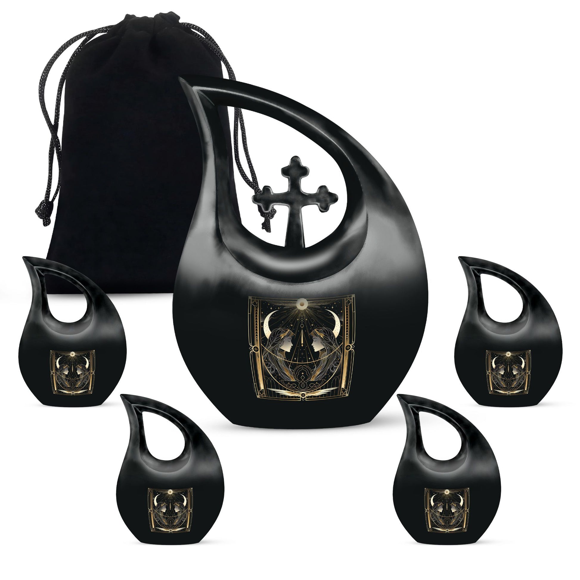 Zodiac Urns For Ashes - Funeral Keepsake Urns