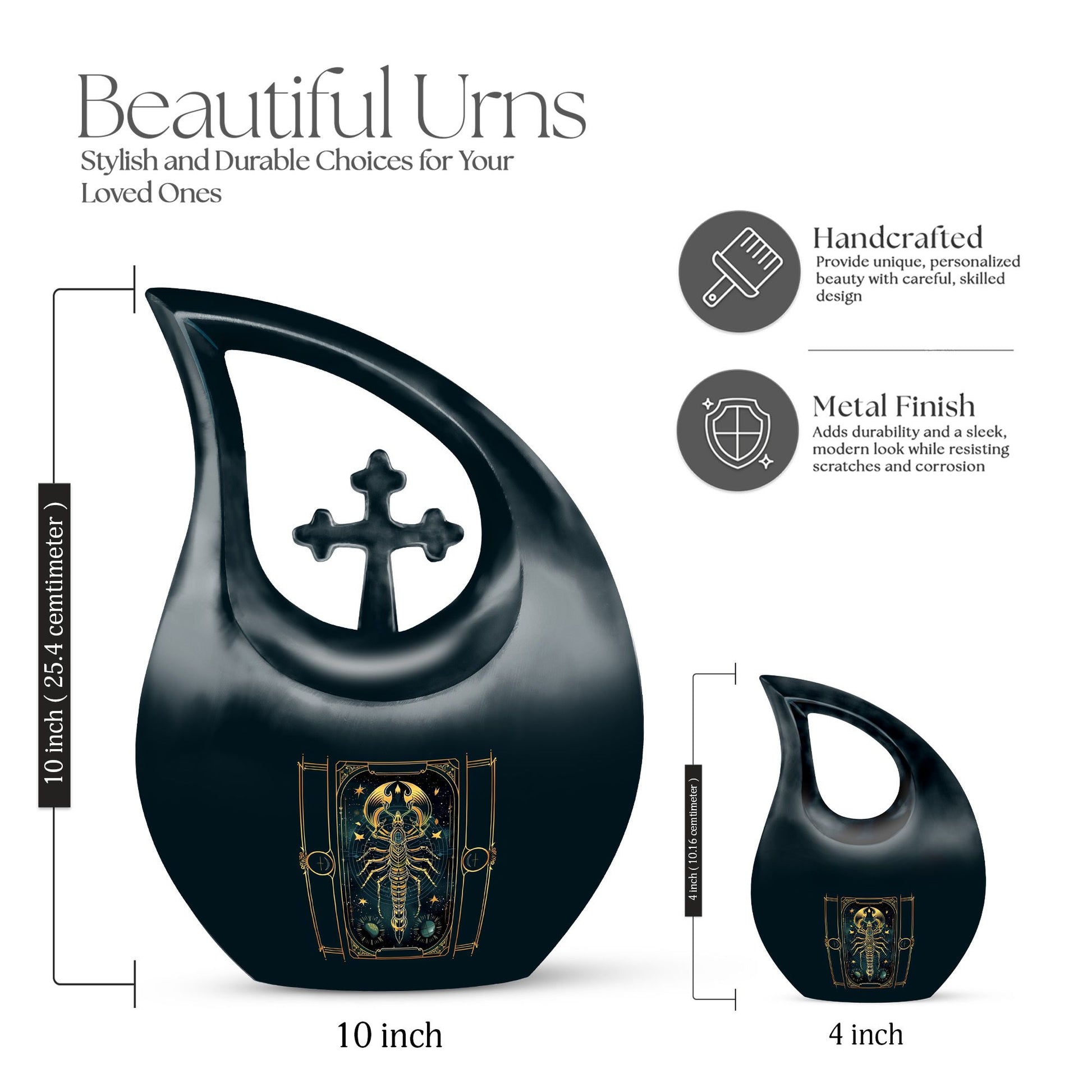 Zodiac Urns For Ashes - Large Urns For Human Ashes Adult