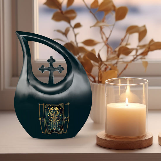 Zodiac Urns For Ashes - Large Urns For Human Ashes Adult