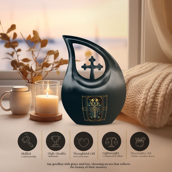 Zodiac Urns For Ashes - Large Urns For Human Ashes Adult