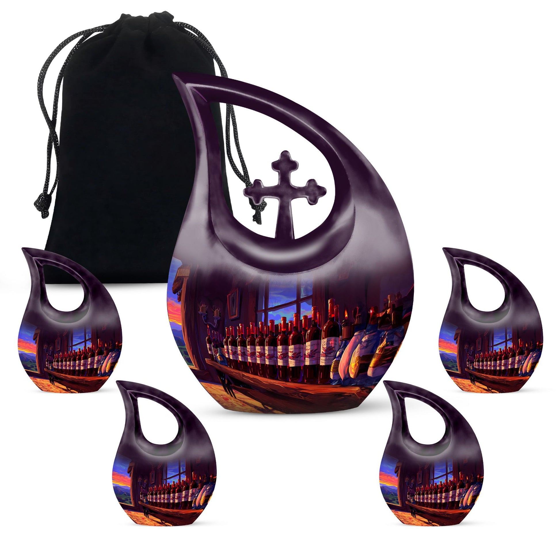Wine Urns For Ashes - Cremation Keepsakes For Ashes