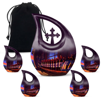Large Urn With 4 Keepsake