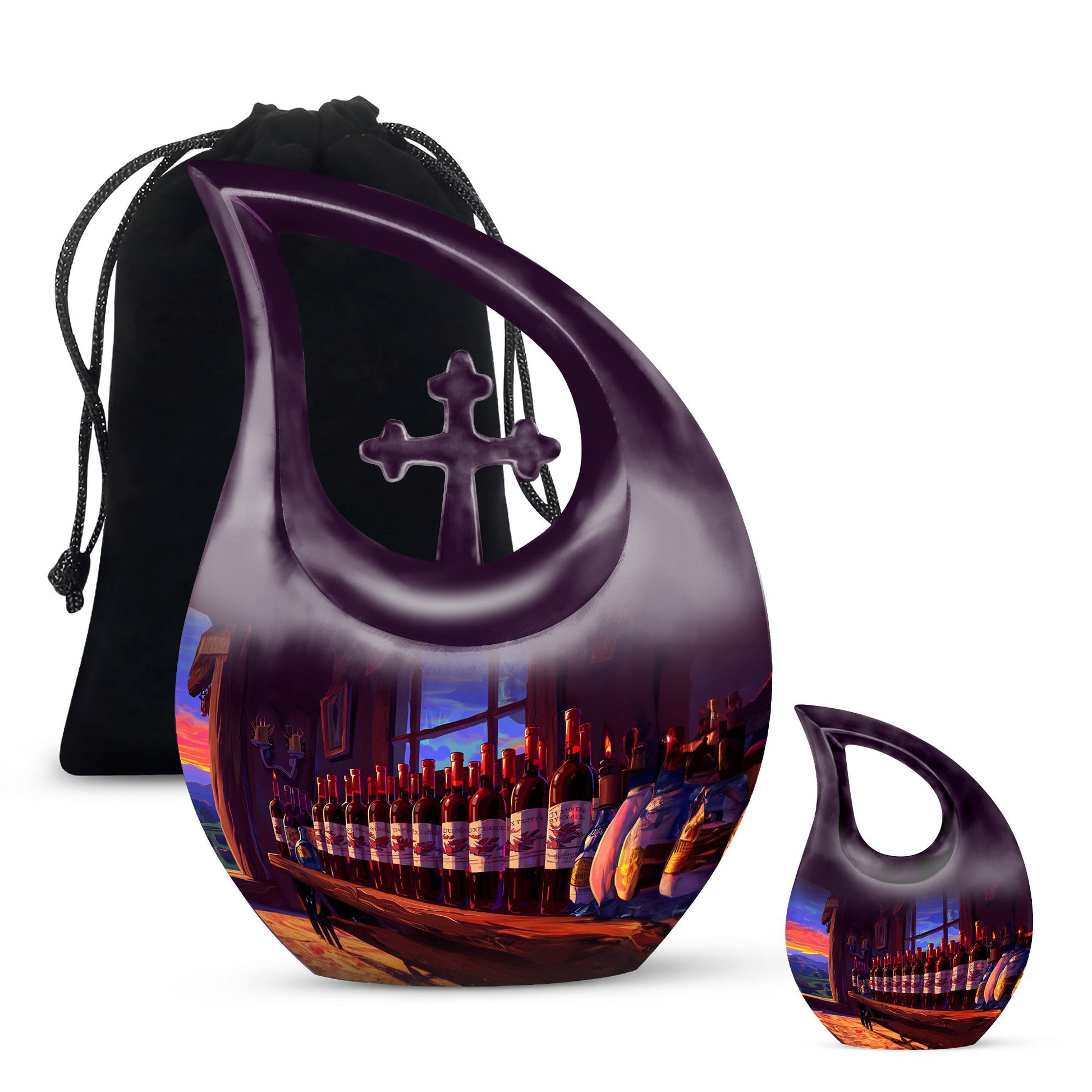 Wine Urns For Ashes - Cremation Keepsakes For Ashes