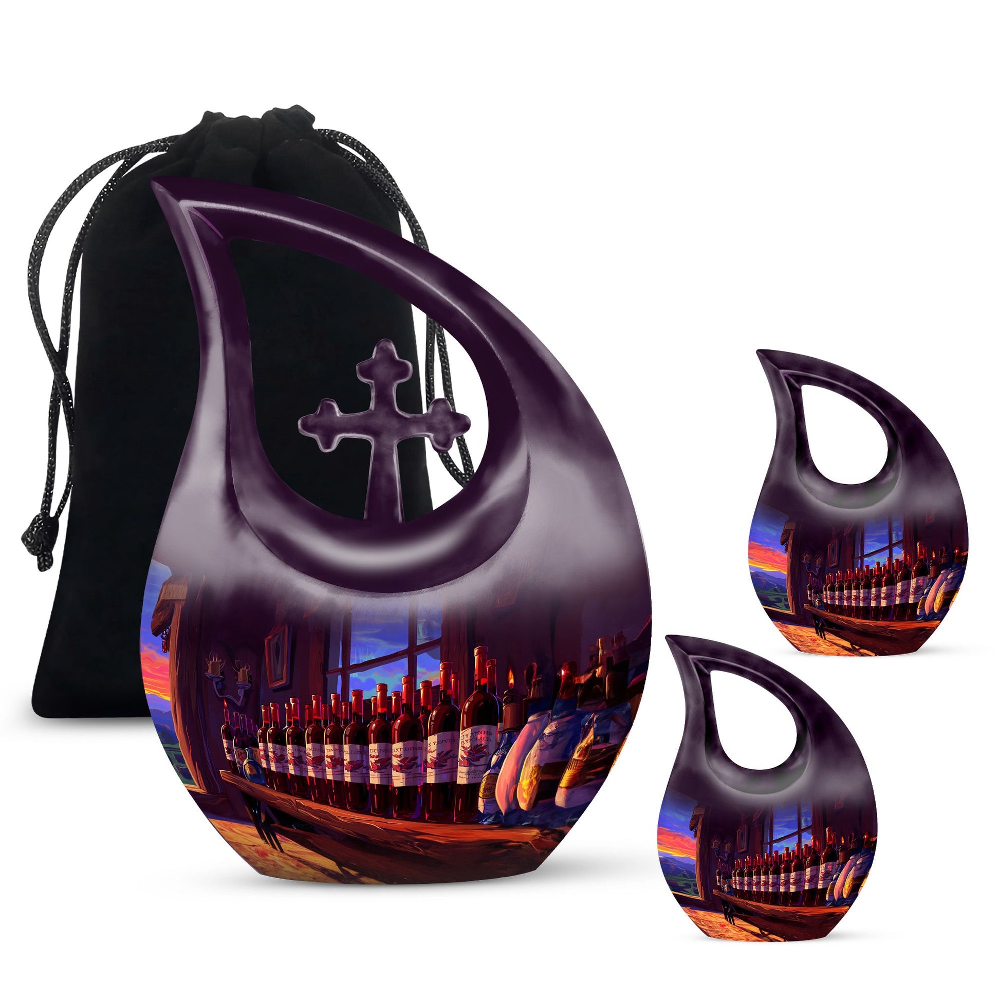 Wine Urns For Ashes - Cremation Keepsakes For Ashes