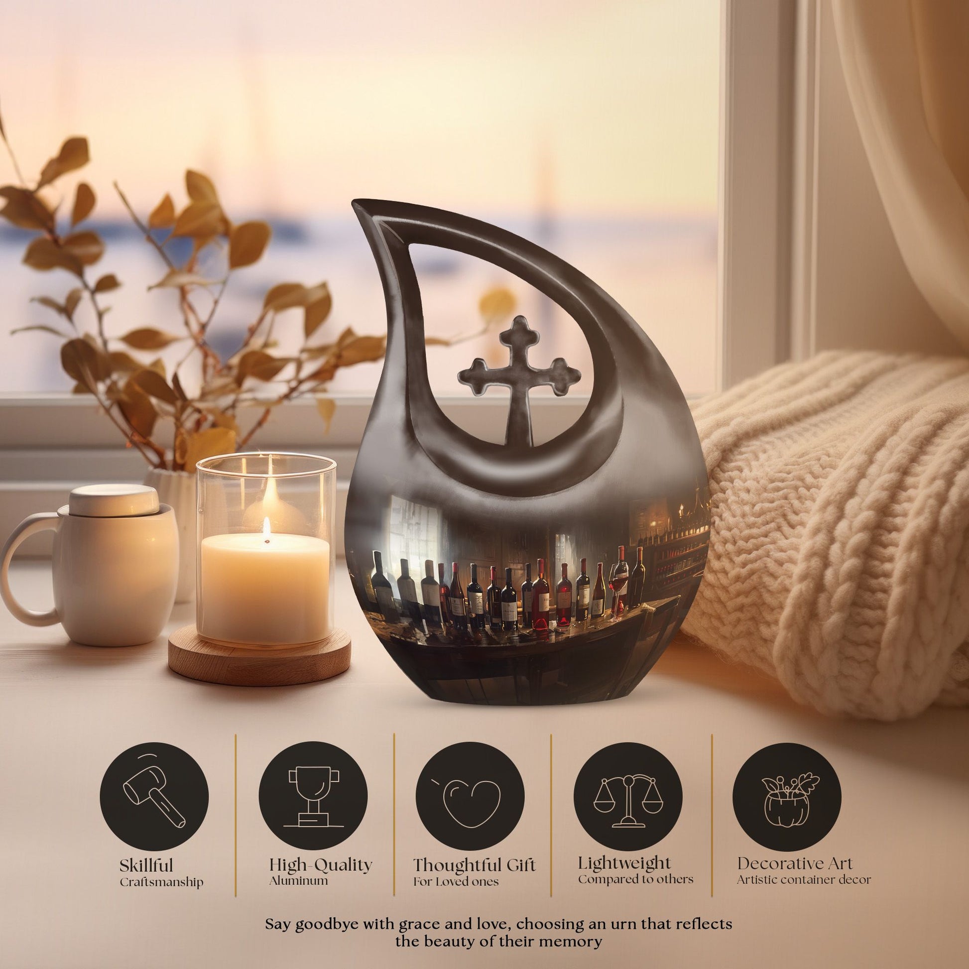 Wine Urns For Ashes - Cremation Urns