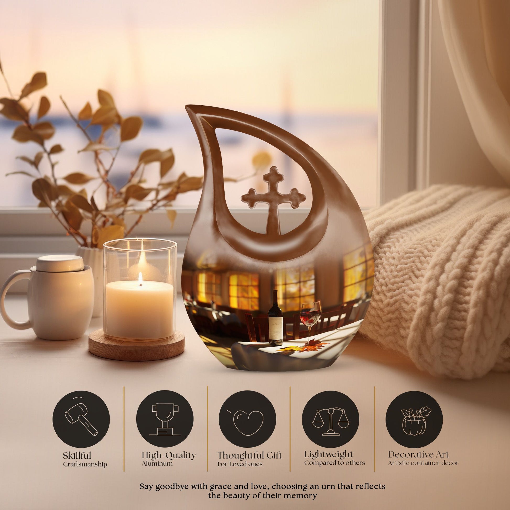 Wine Urns For Ashes - Small Cremation Urn