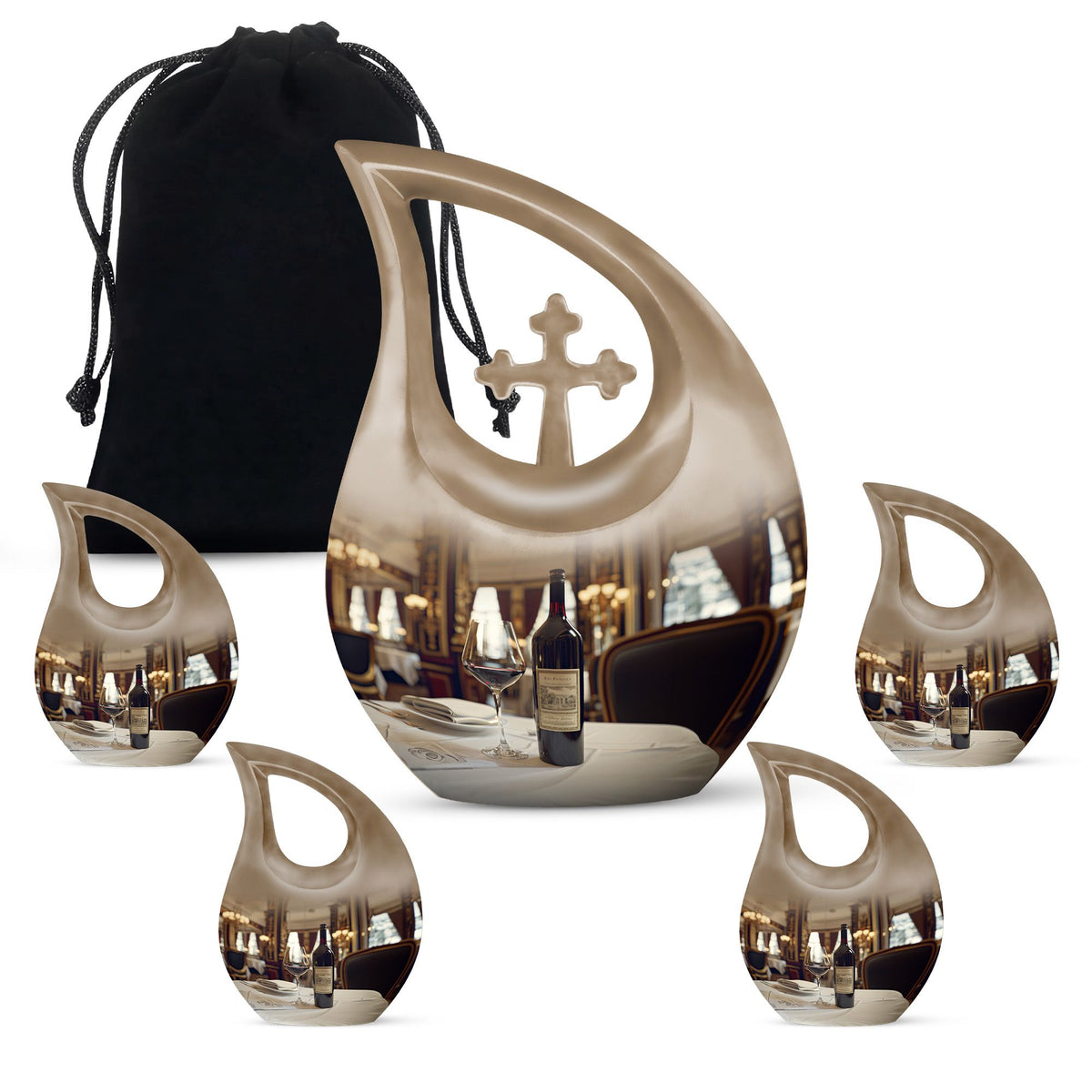 Wine Urns For Ashes - Mini Cremation Urns For Human Ashes