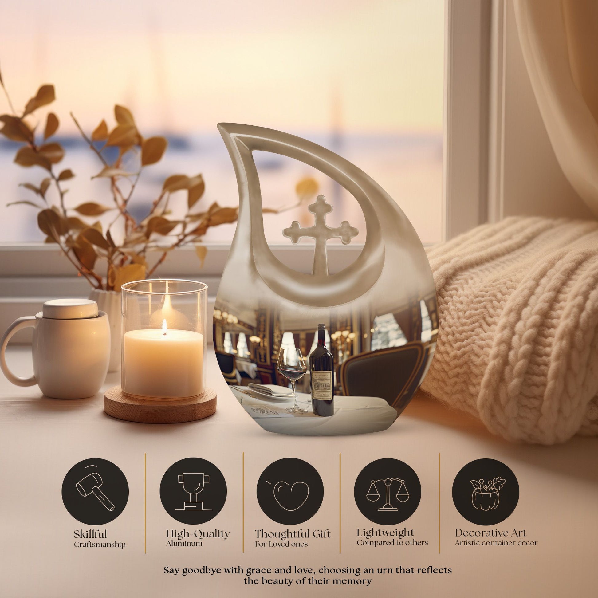 Wine Urns For Ashes - Mini Cremation Urns For Human Ashes