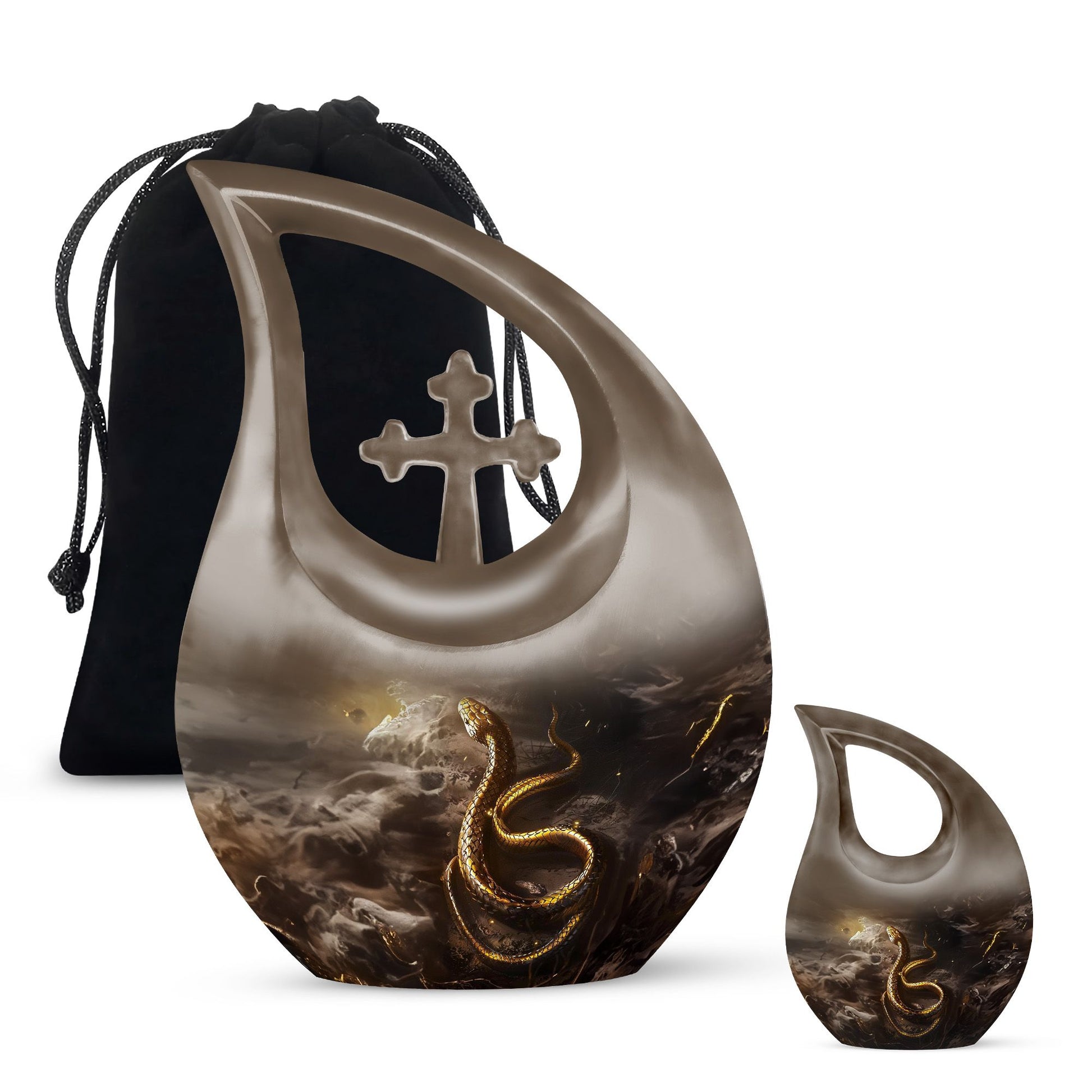 Snake Urns For Ashes - Cremation Urn For Adults