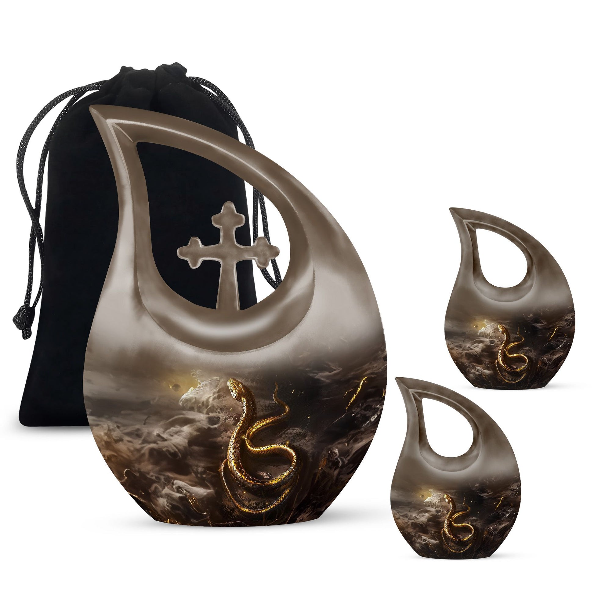 Snake Urns For Ashes - Cremation Urn For Adults