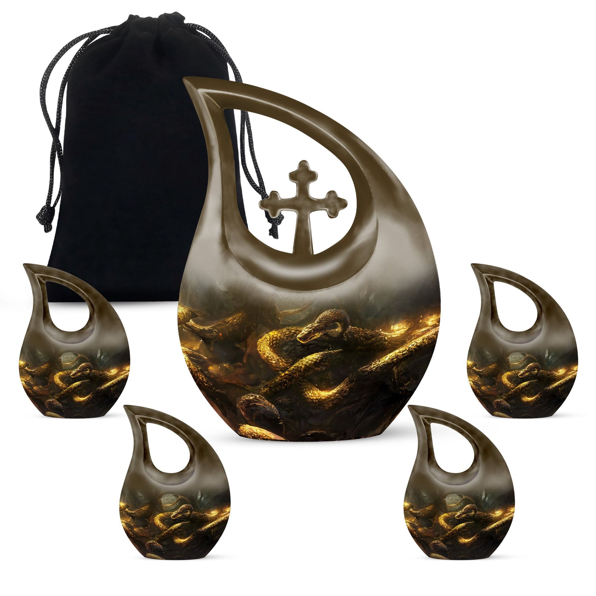 Snake Urns For Ashes - Cremation Urns For Adult Ashes